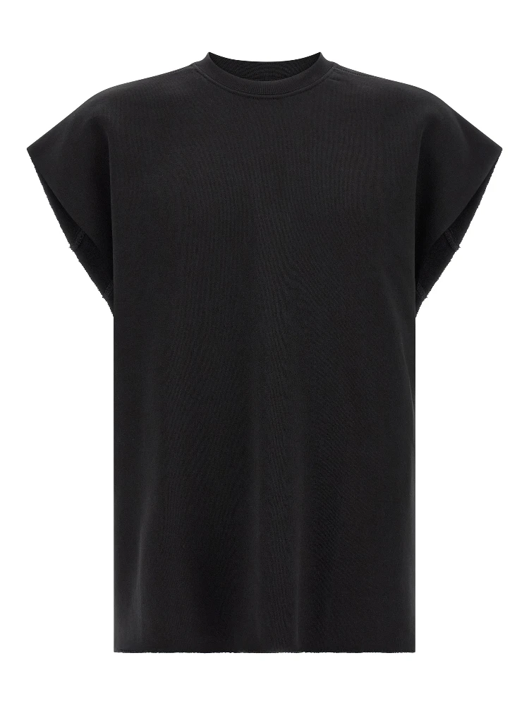 Black Cotton Sweatshirt
