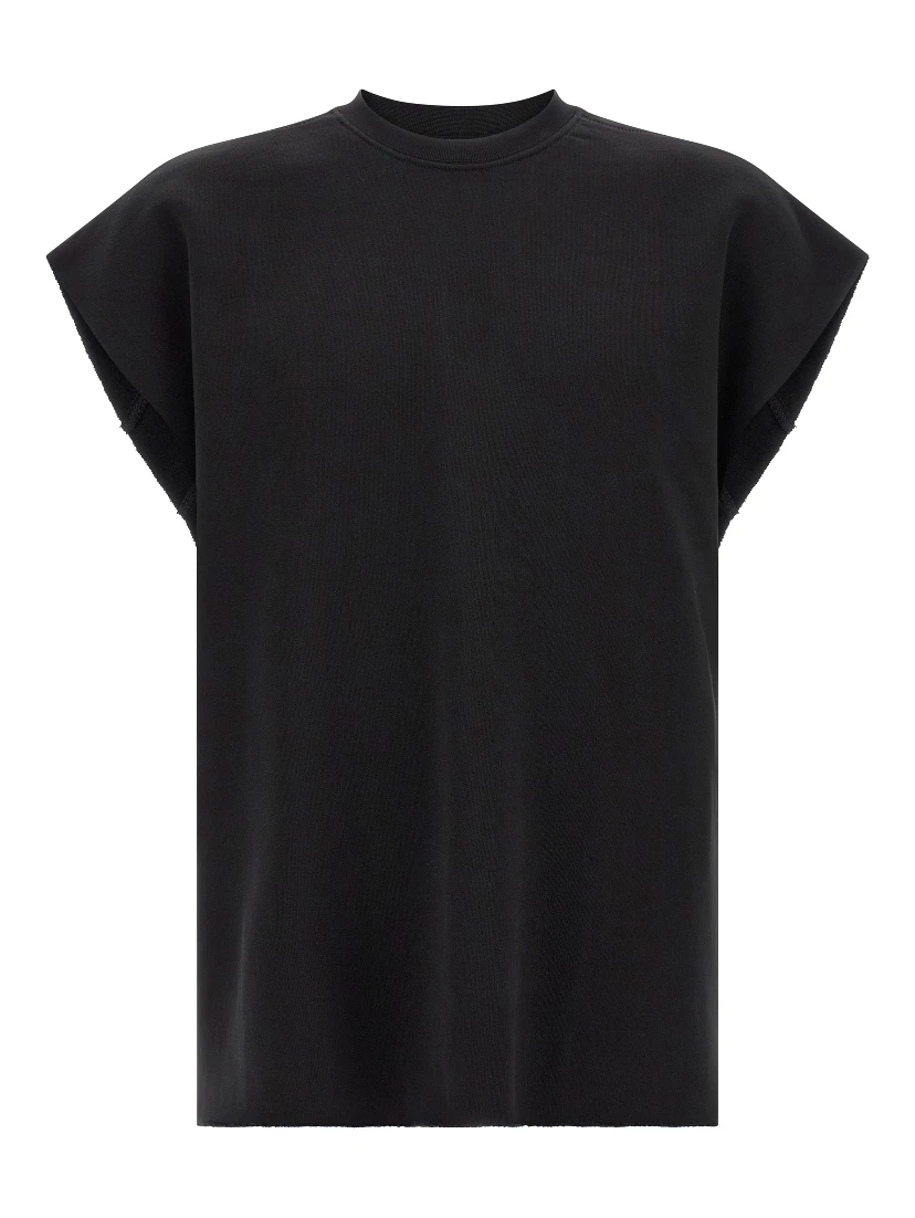 Black Cotton Sweatshirt