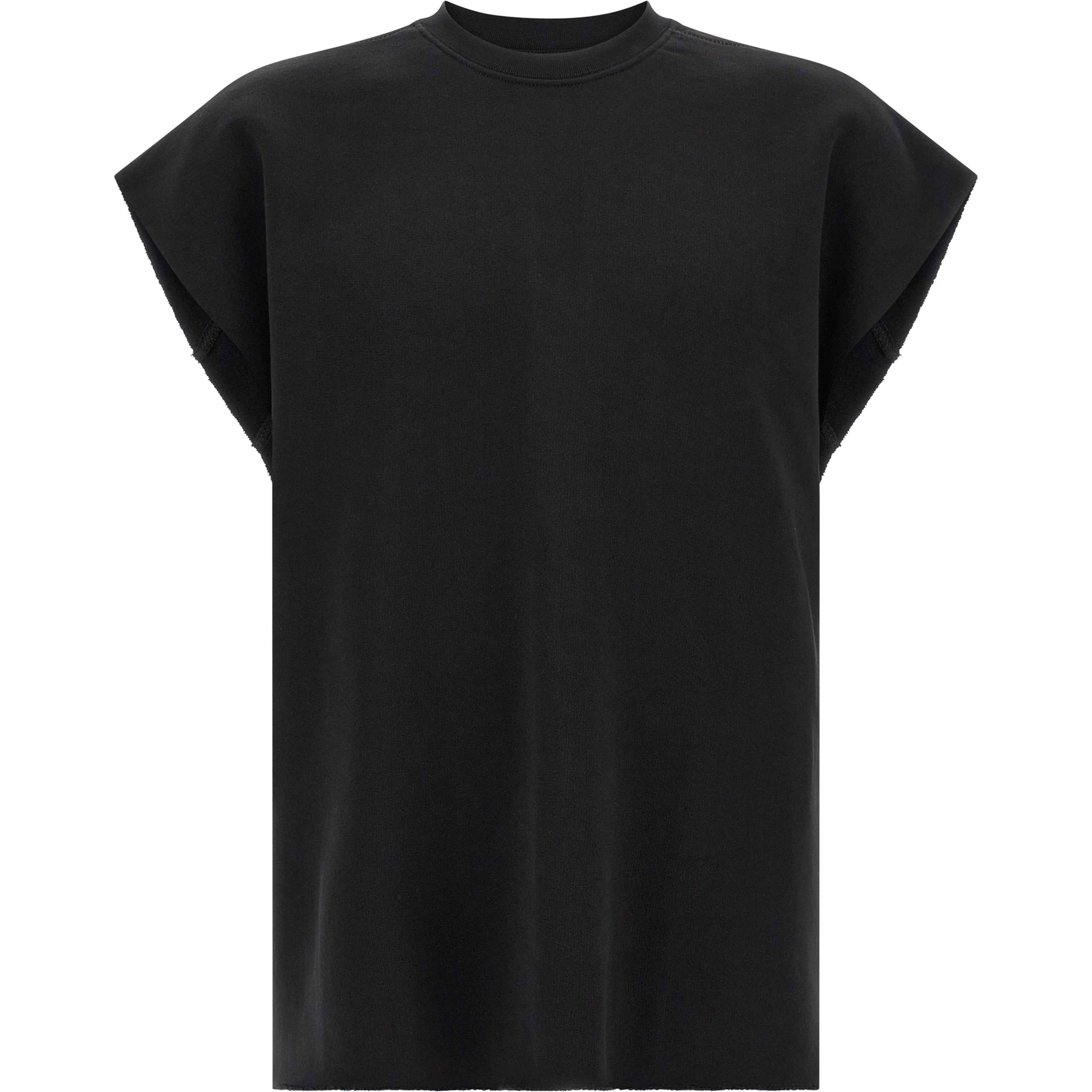 Black Cotton Sweatshirt
