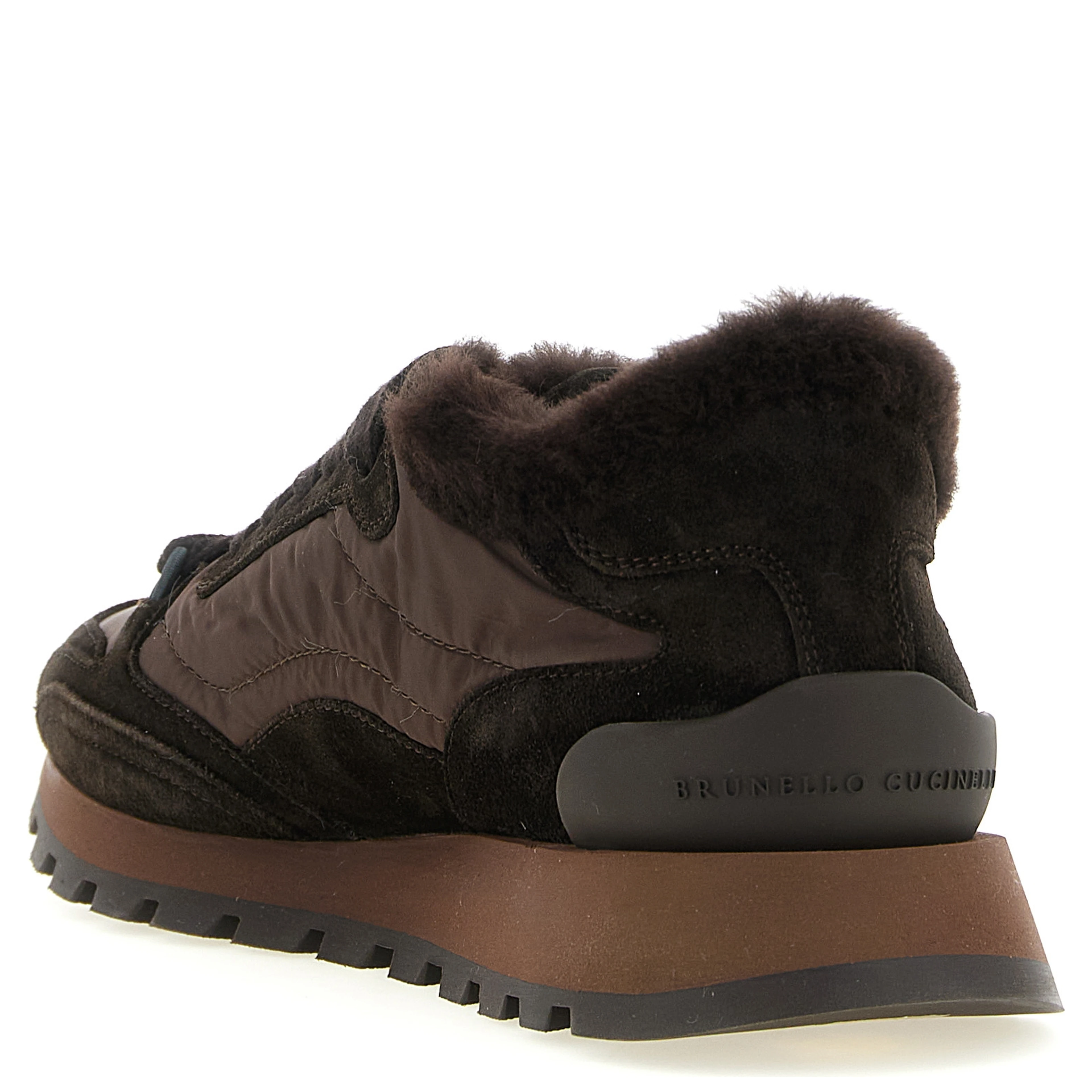 Black Calfskin Athletic Sneakers