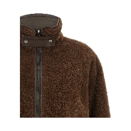 Brown Lamb Leather Biker Jacket