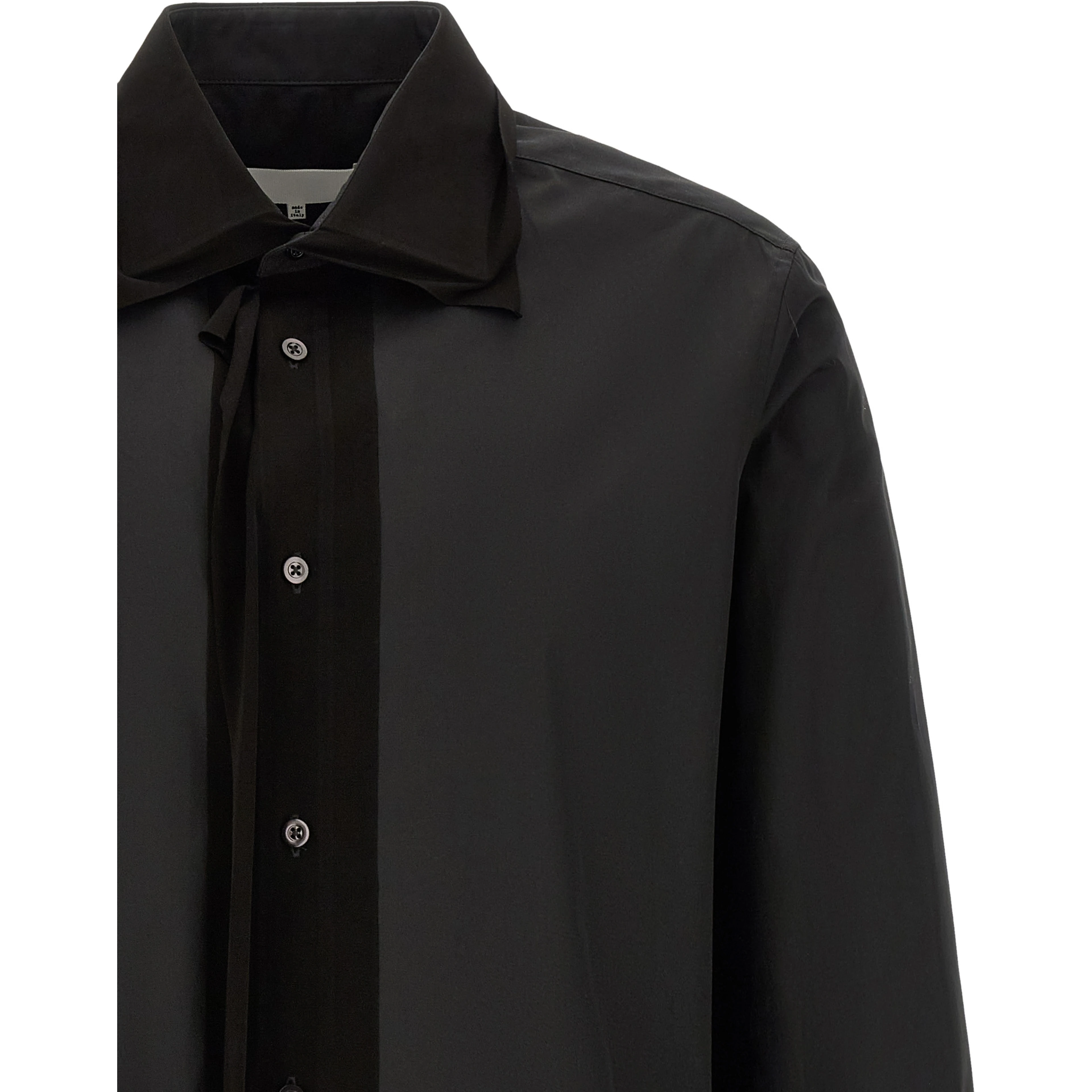 Black Cotton Blouse