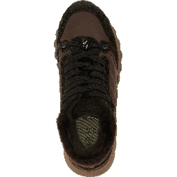 Black Calfskin Athletic Sneakers