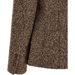 Brown Virgin Wool Blazer