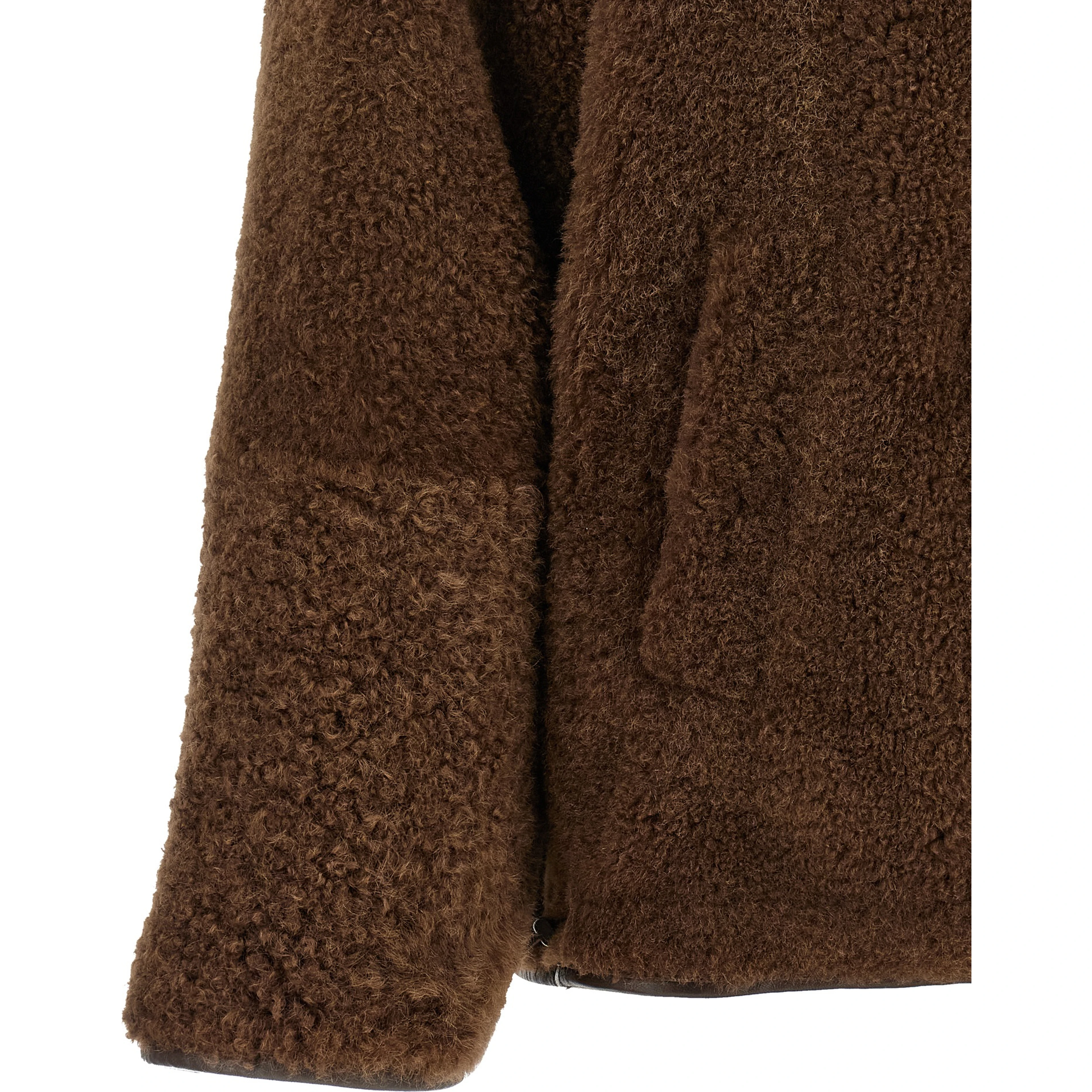 Brown Lamb Leather Biker Jacket