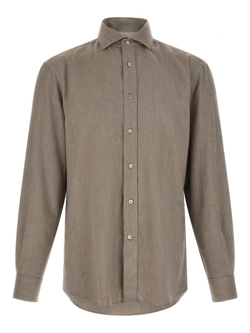 Gray Cotton Blouse