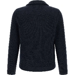 Blue Cashmere Cardigan