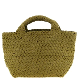 Bicolor Nylon Handbag