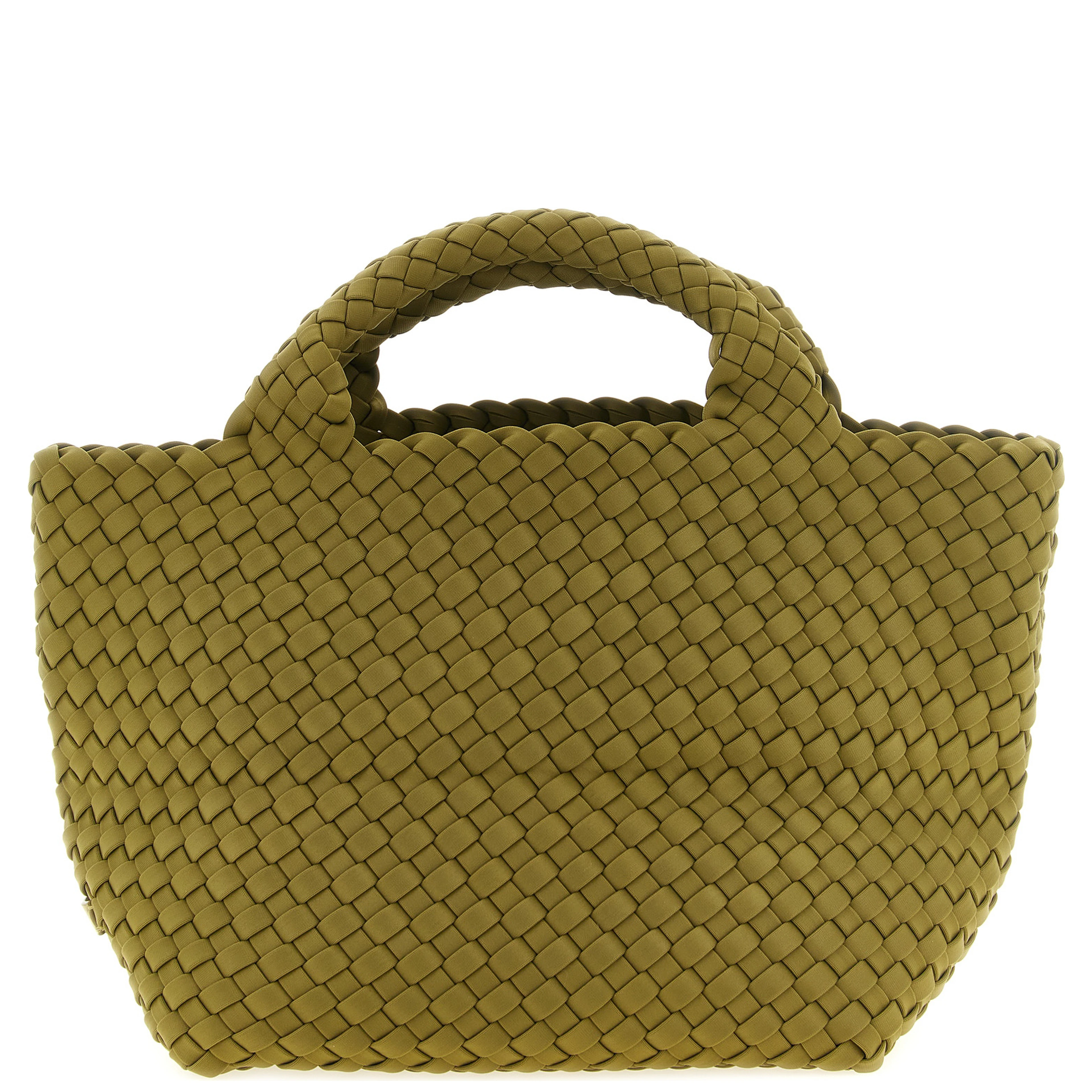 Bicolor Nylon Handbag