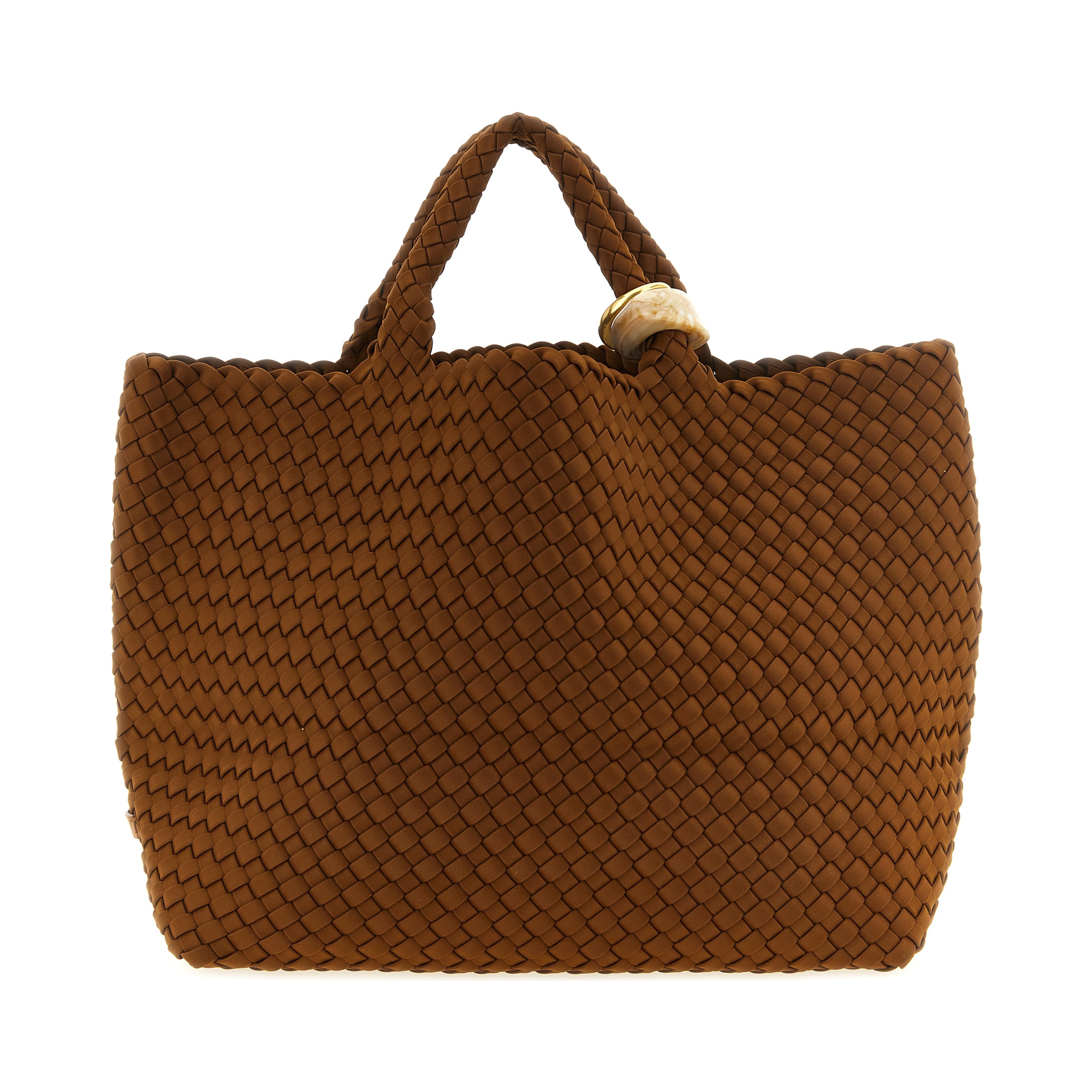 Brown Nylon Handbag