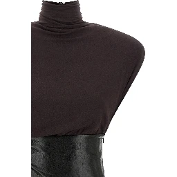 Bordeaux Viscose Midi Dress