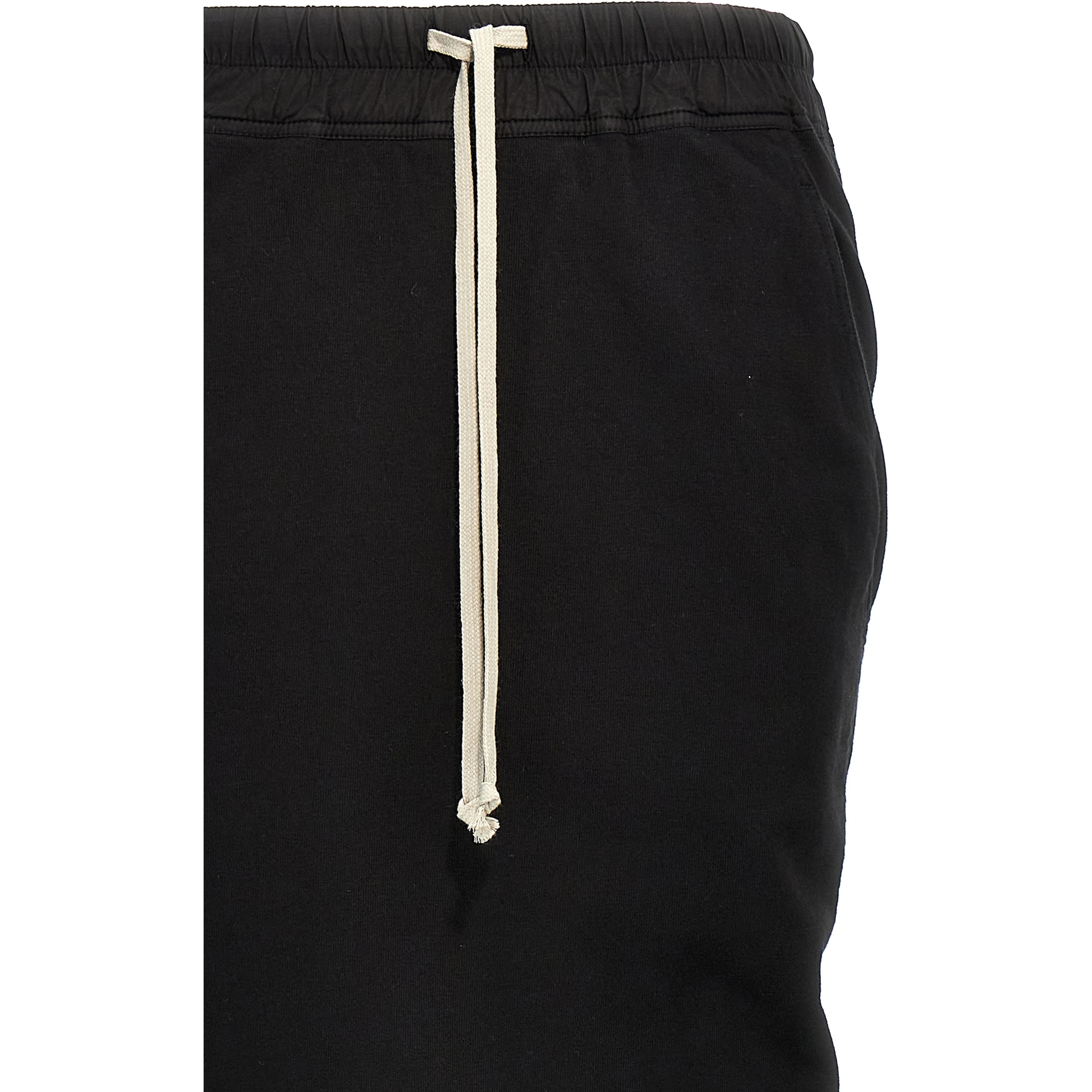 Black Cotton Mini Skirt