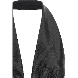 Black Polyester Bodysuit