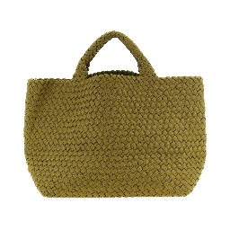 Bicolor Nylon Handbag