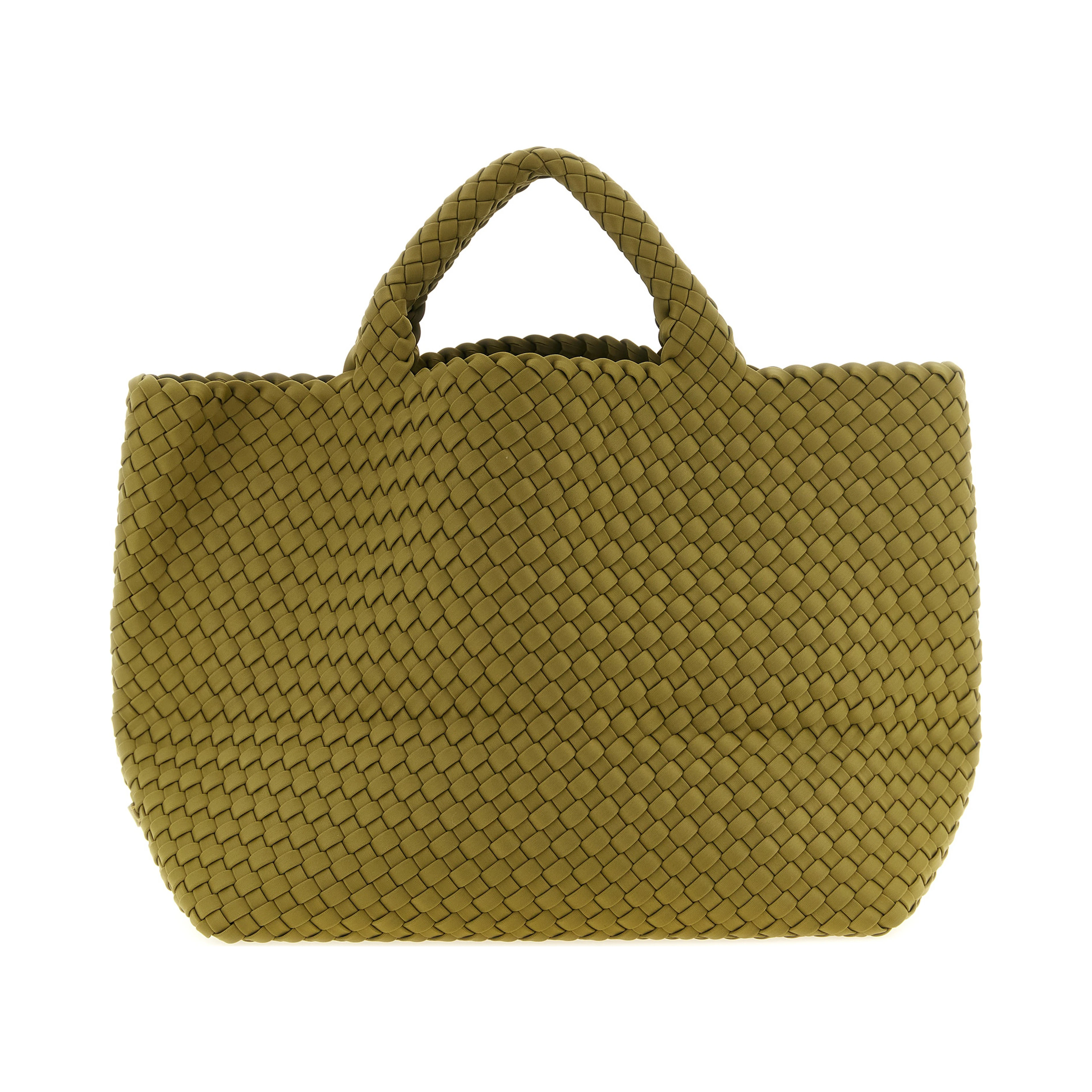 Bicolor Nylon Handbag