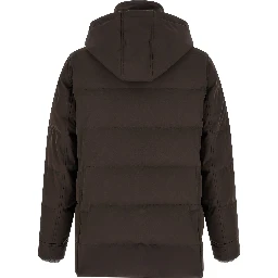 Brown Polyamide Parka