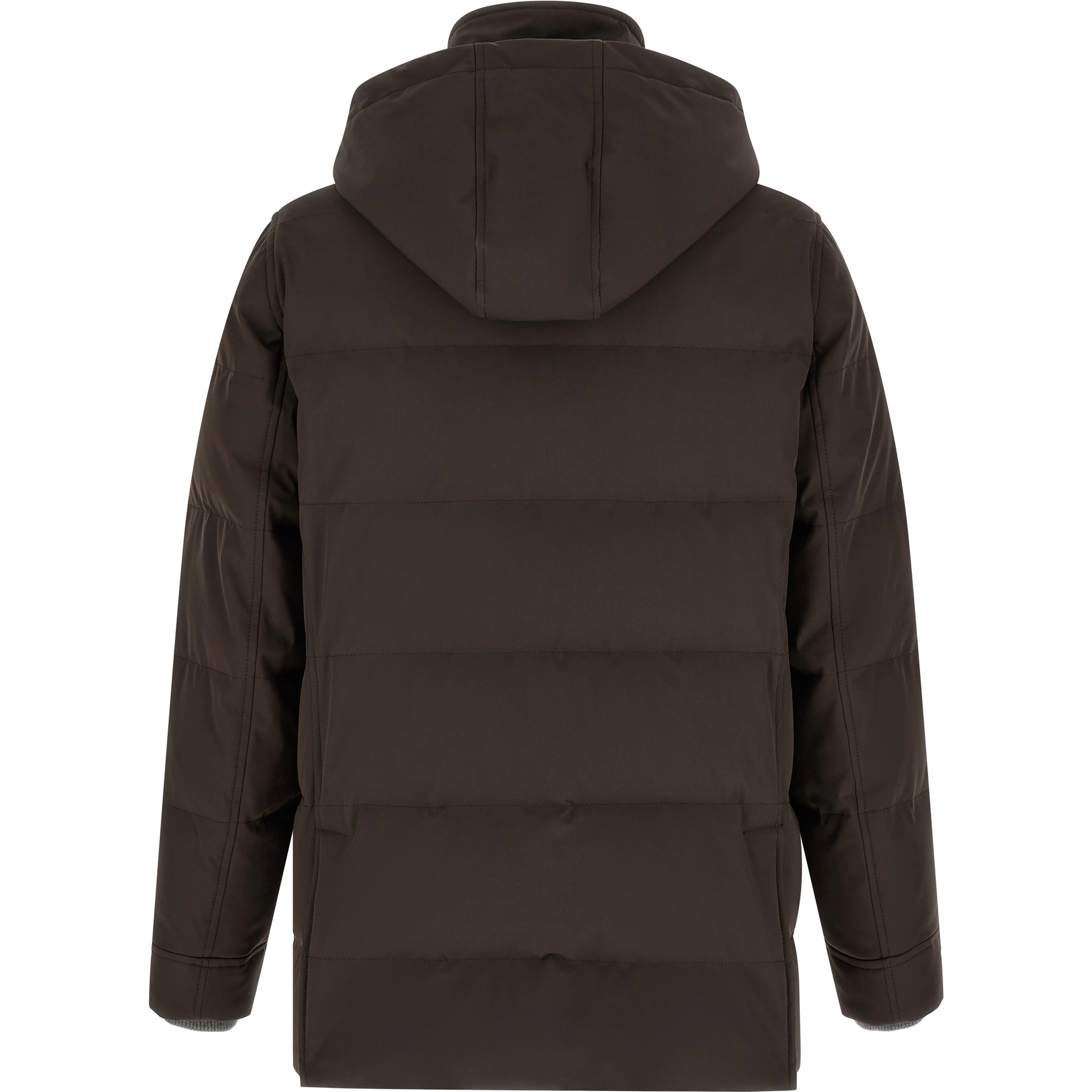 Brown Polyamide Parka
