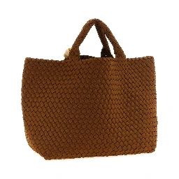 Brown Nylon Handbag