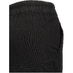 Black Cotton Mini Skirt