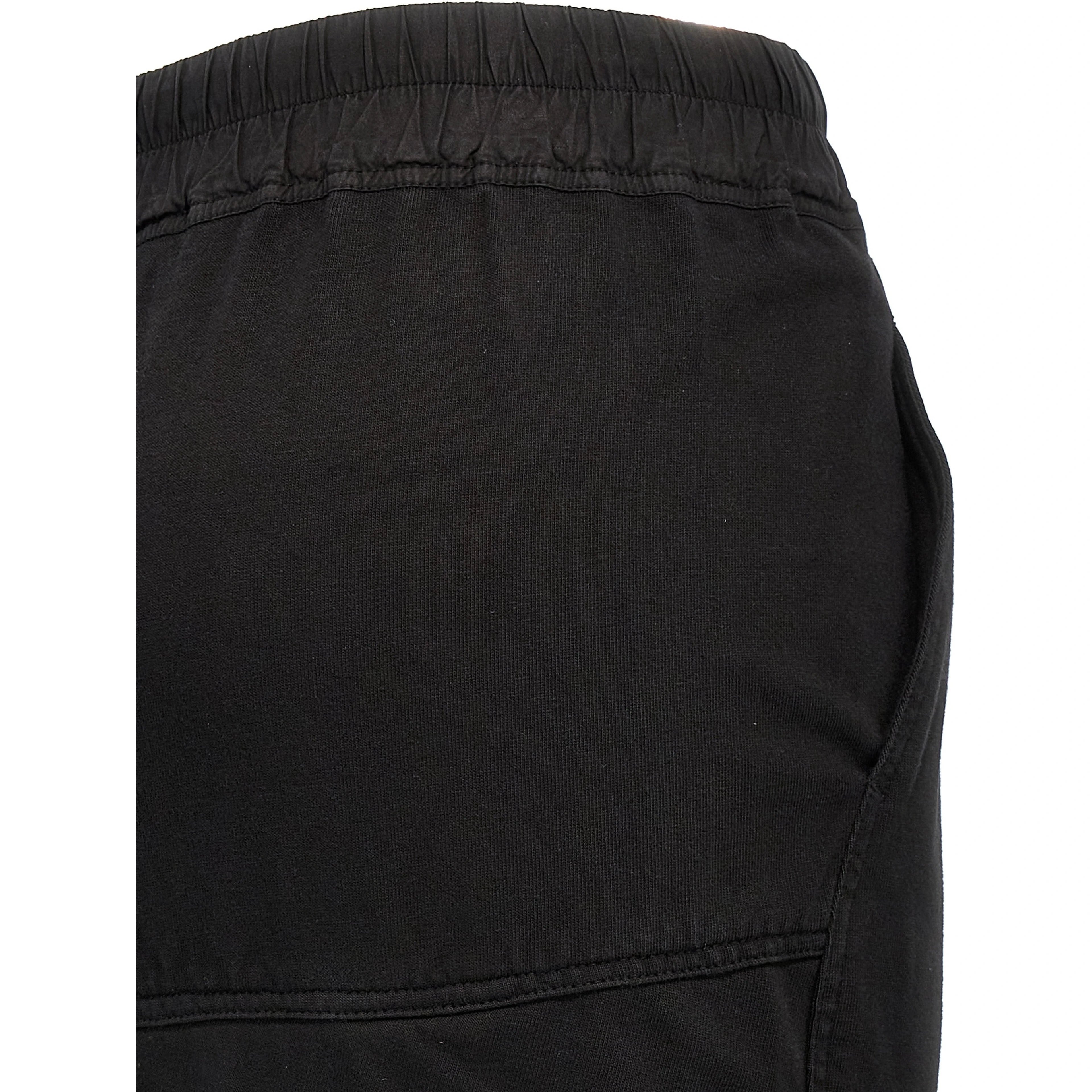 Black Cotton Mini Skirt