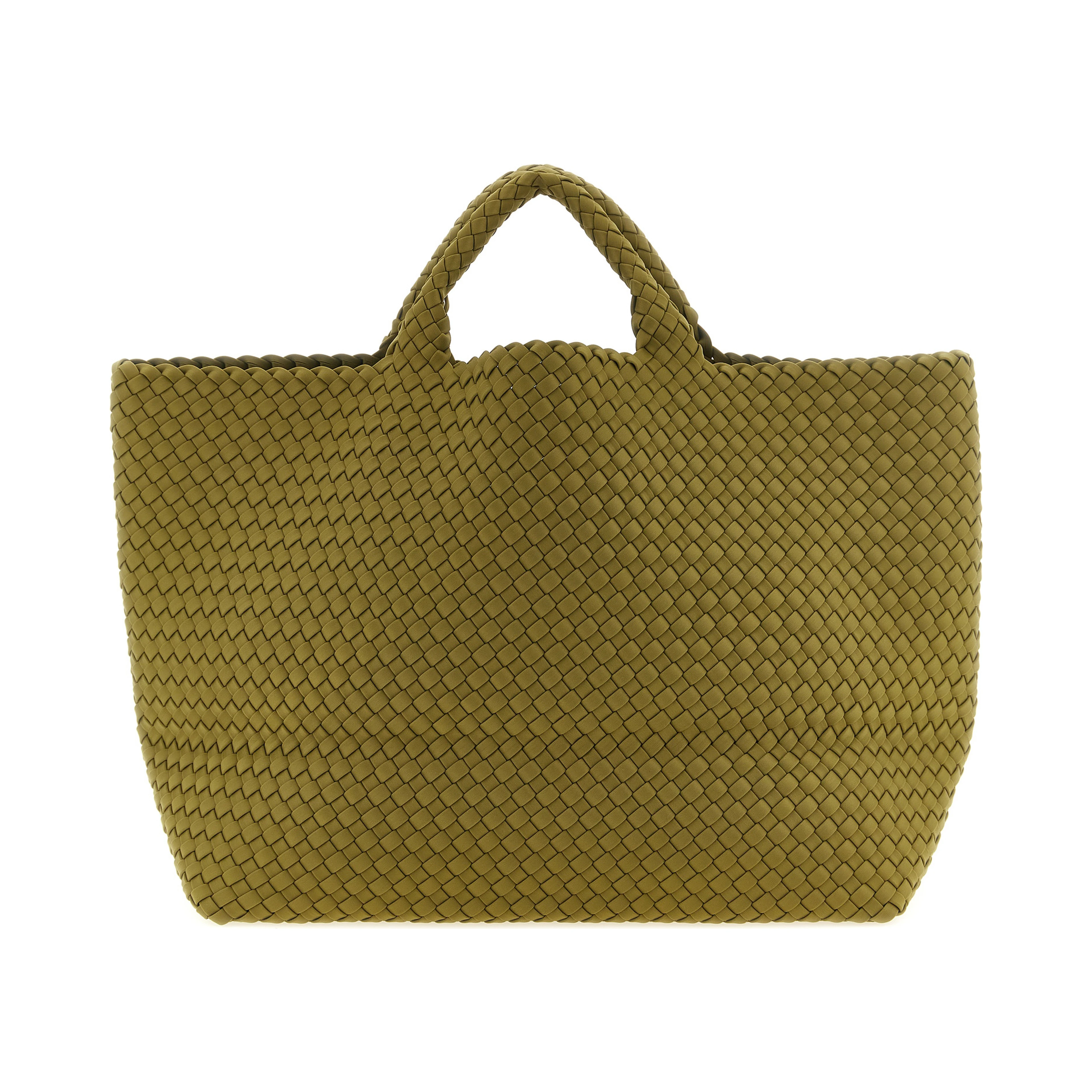 Bicolor Nylon Handbag
