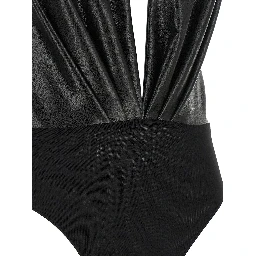 Black Polyester Bodysuit