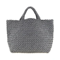 Gray Nylon Tote Bag
