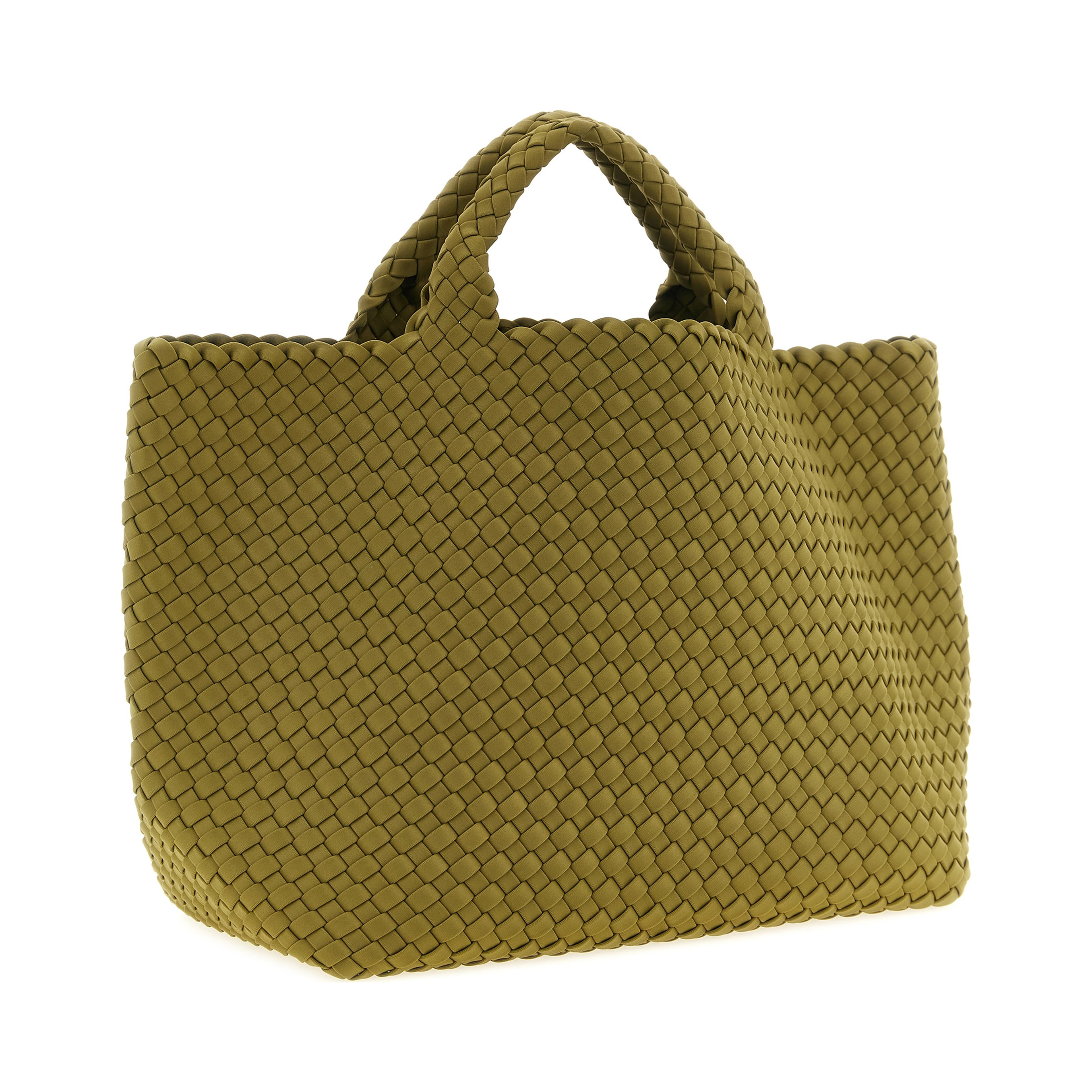 Bicolor Nylon Handbag