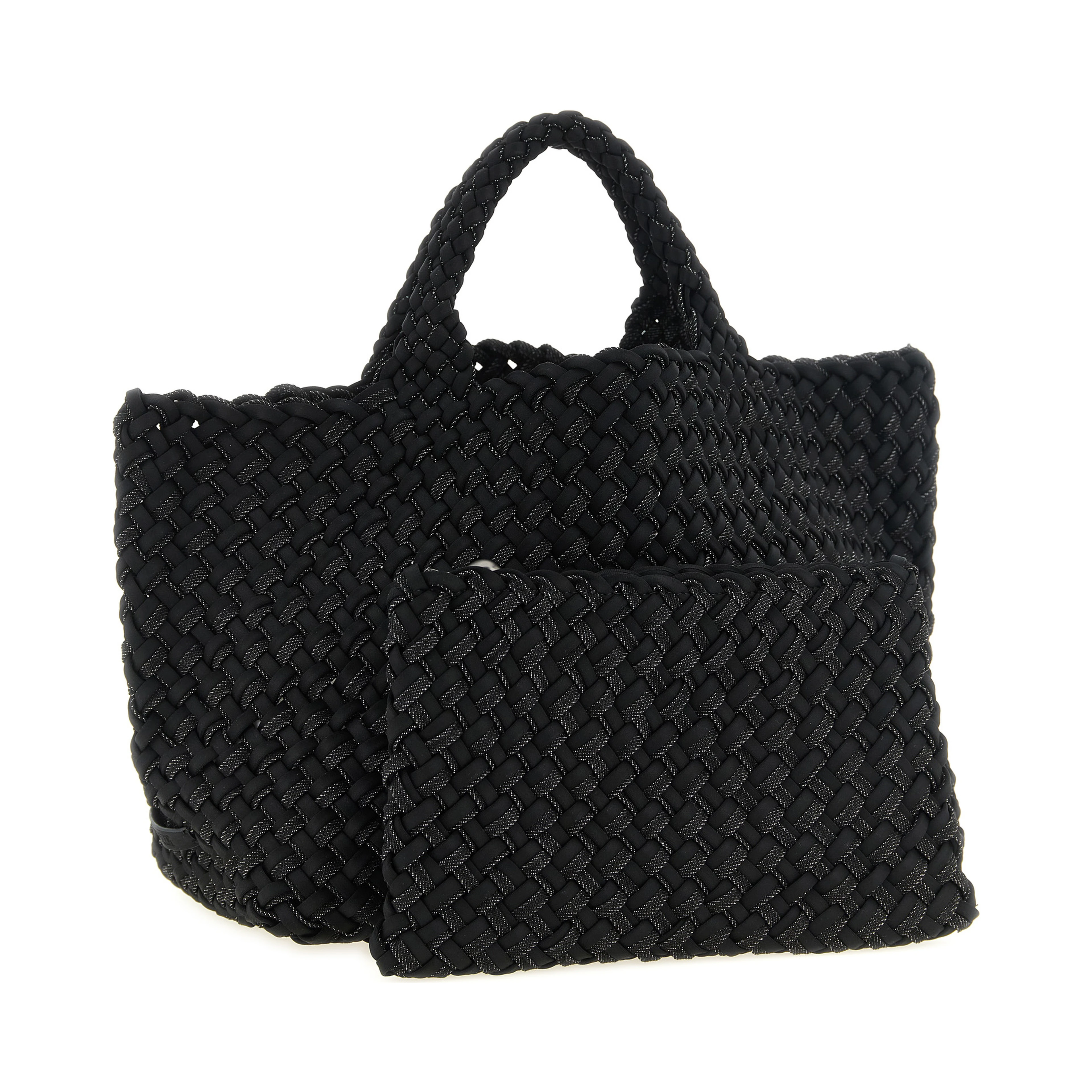 Black Nylon Tote Bag
