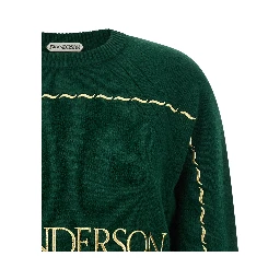 Bicolor Wool Cardigan