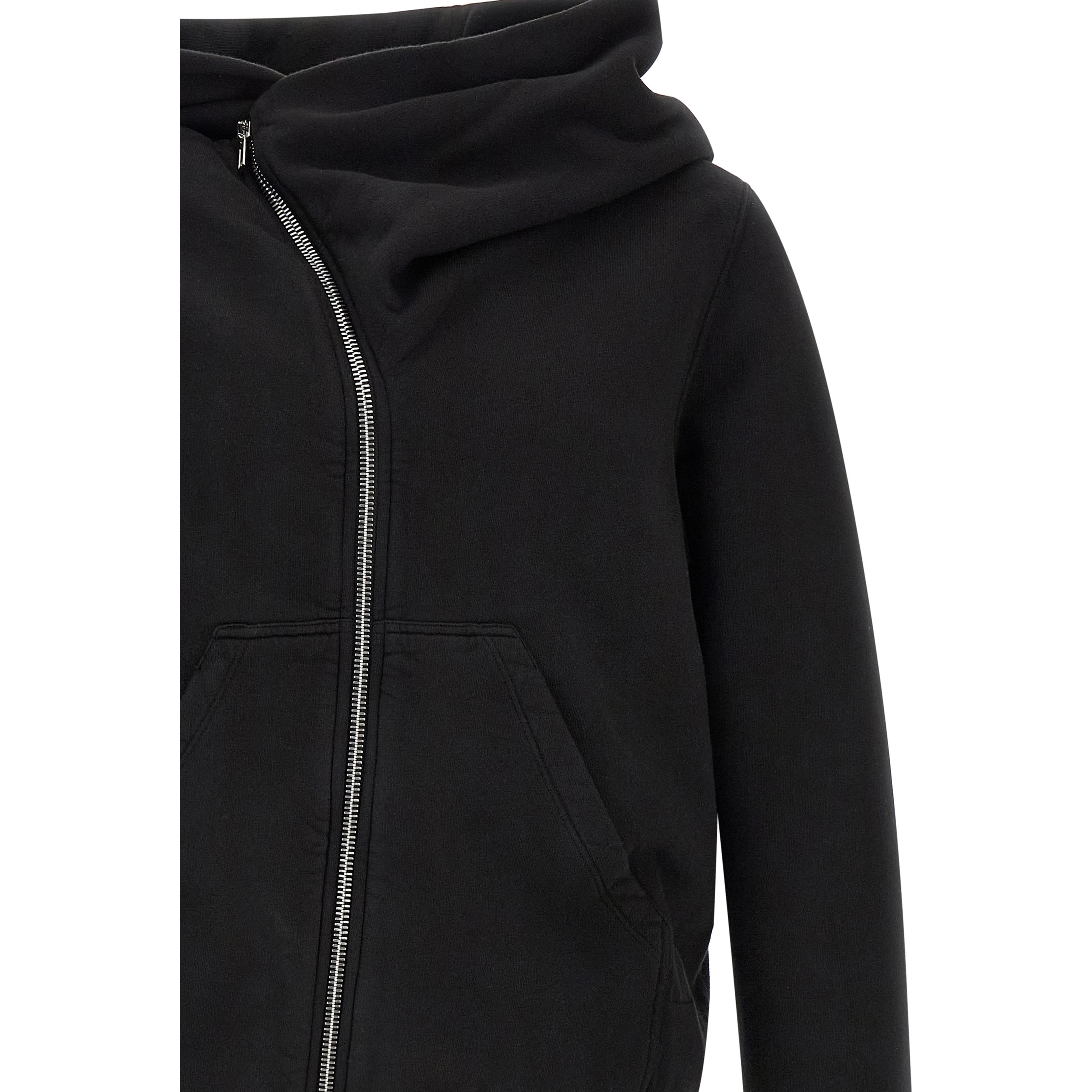 Black Cotton Sweatshirt