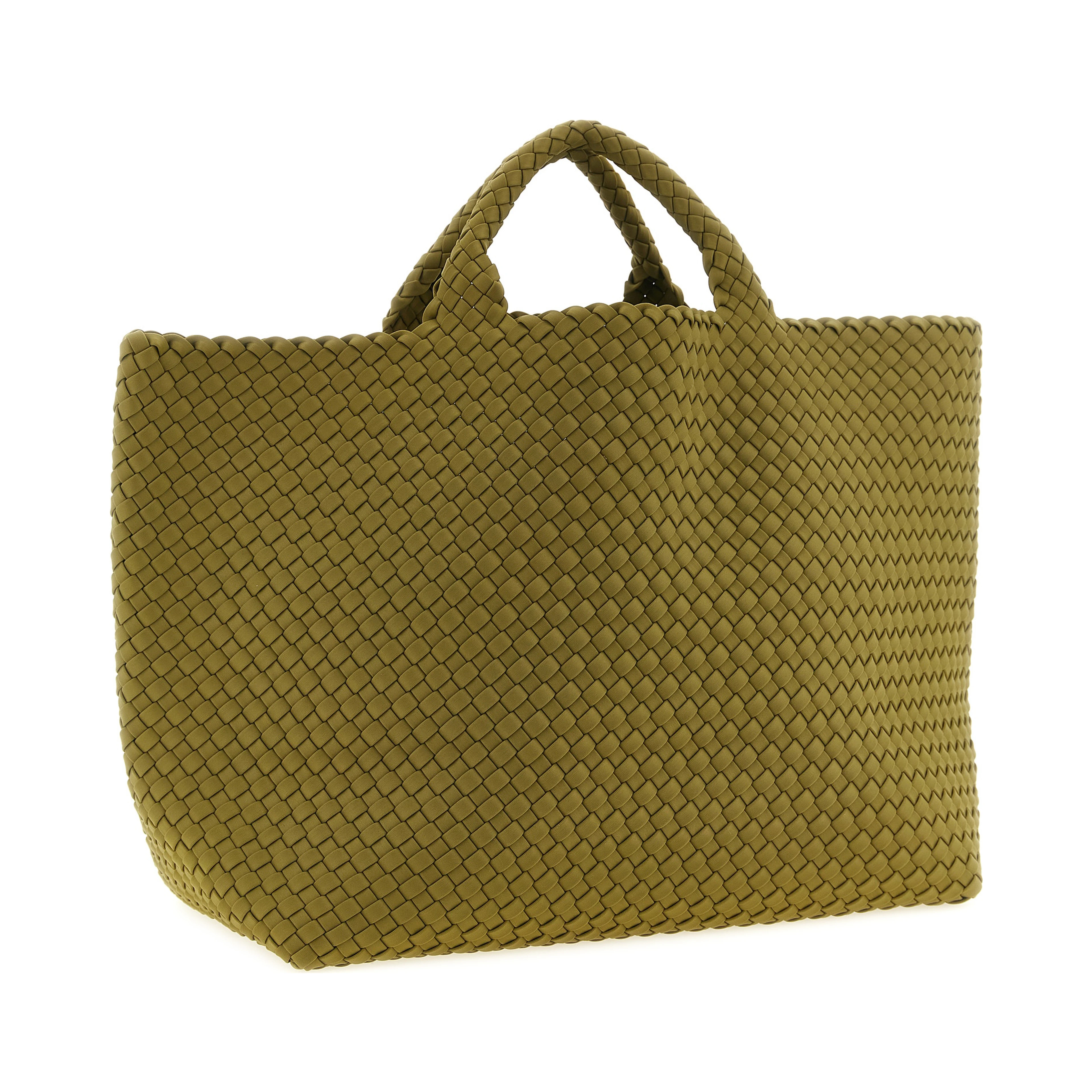 Bicolor Nylon Handbag