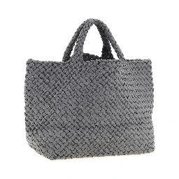 Gray Nylon Tote Bag