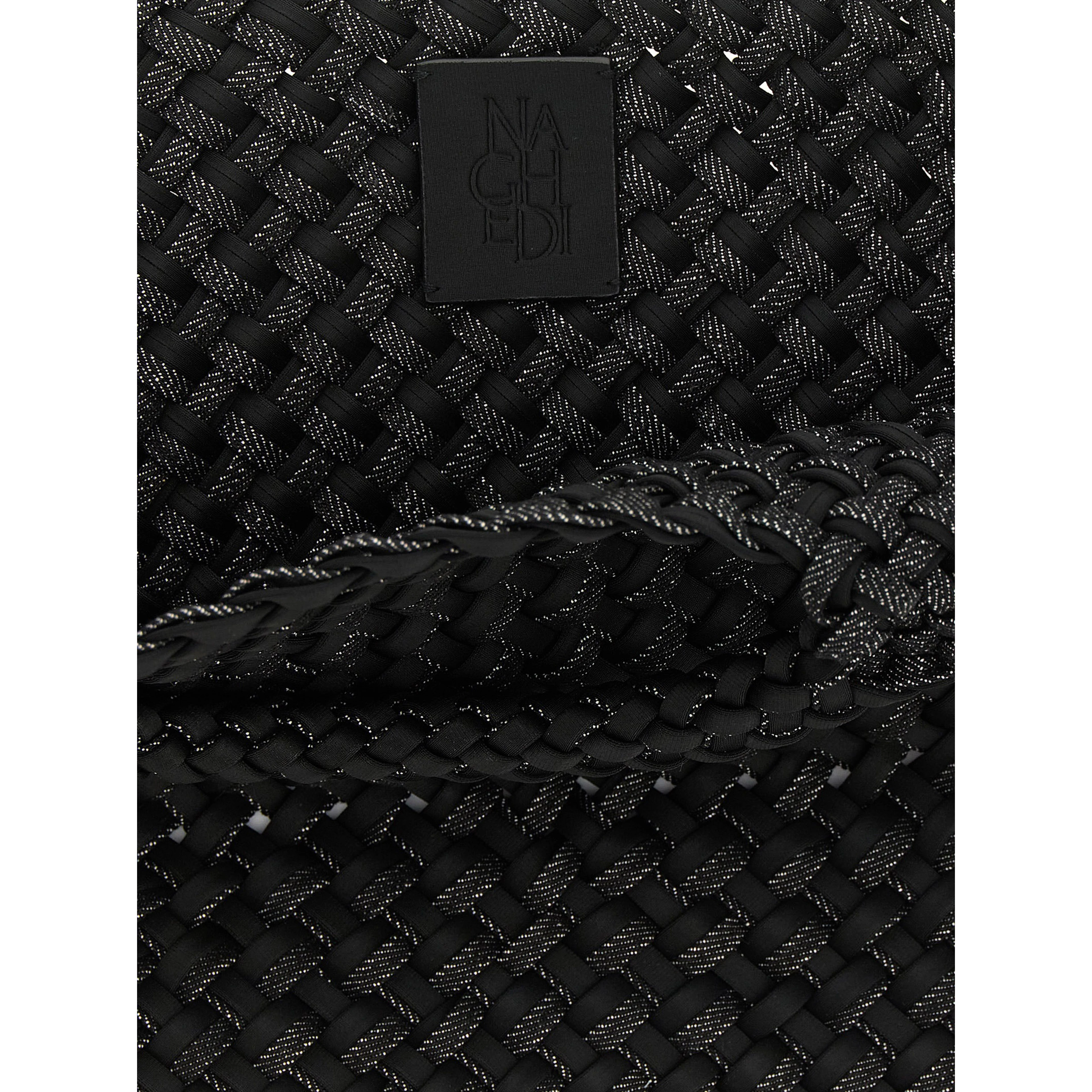 Black Nylon Tote Bag