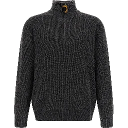 Gray Wool Cardigan