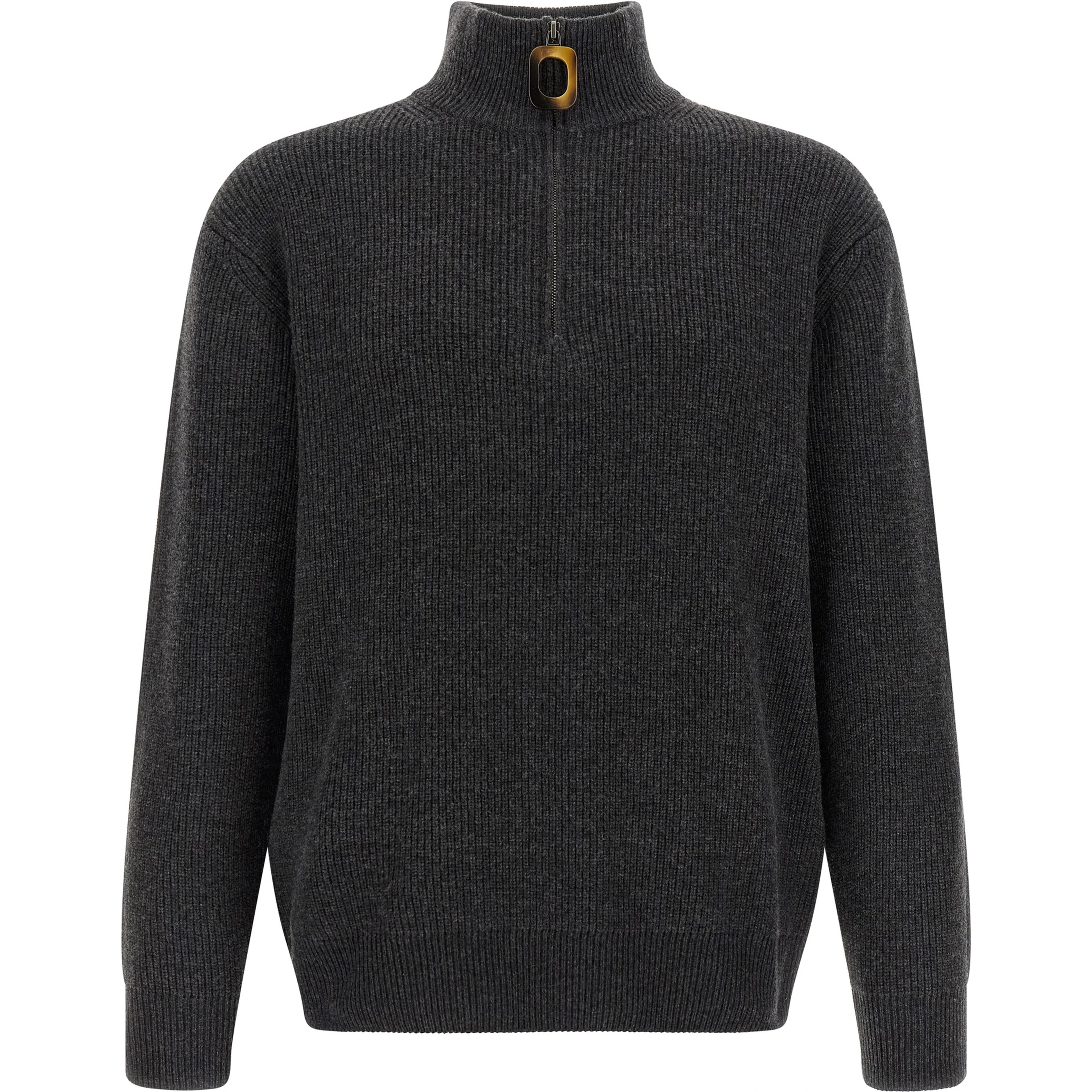 Gray Wool Cardigan