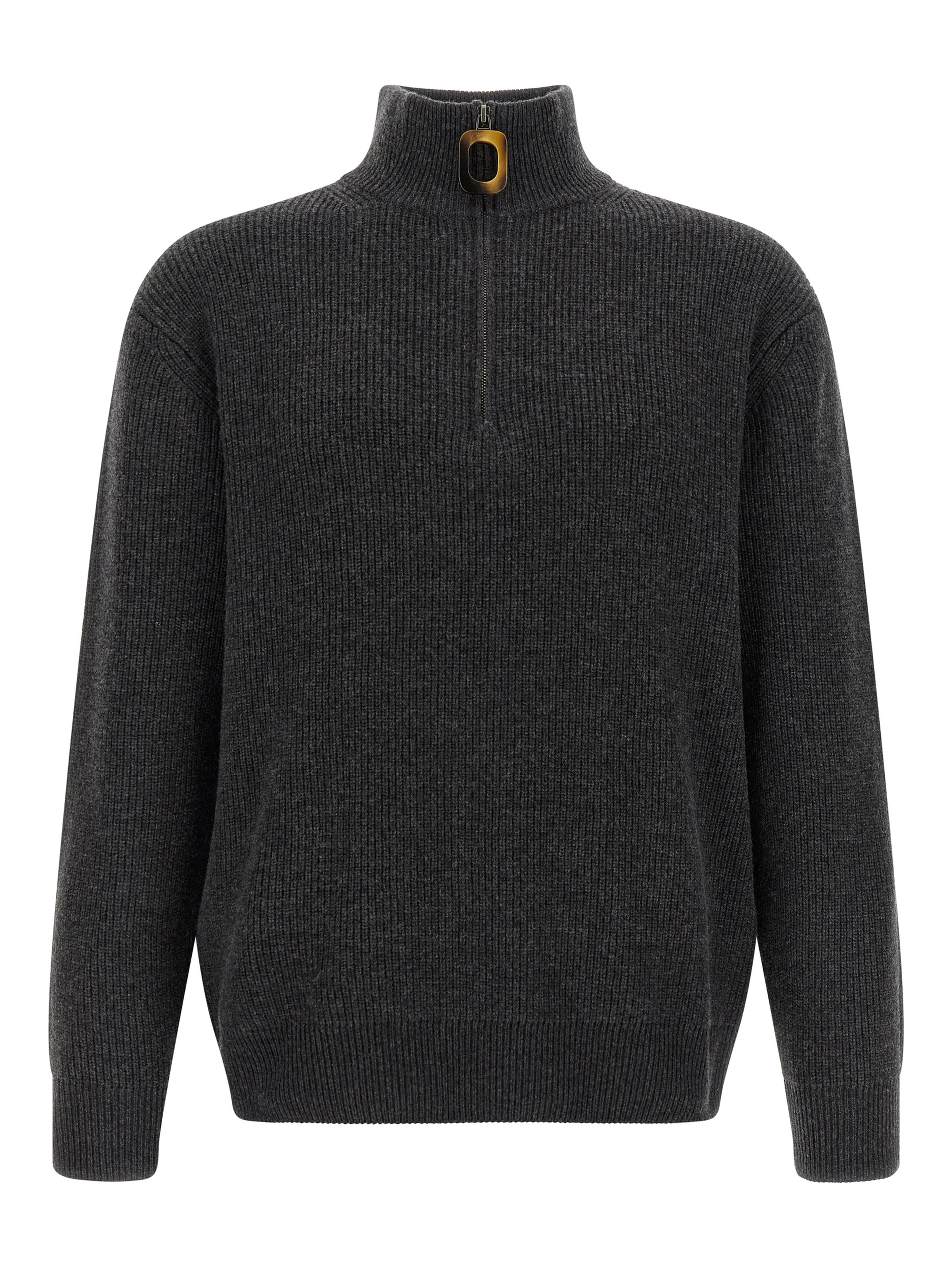 Gray Wool Cardigan