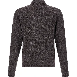 Brown Wool Polo Shirt