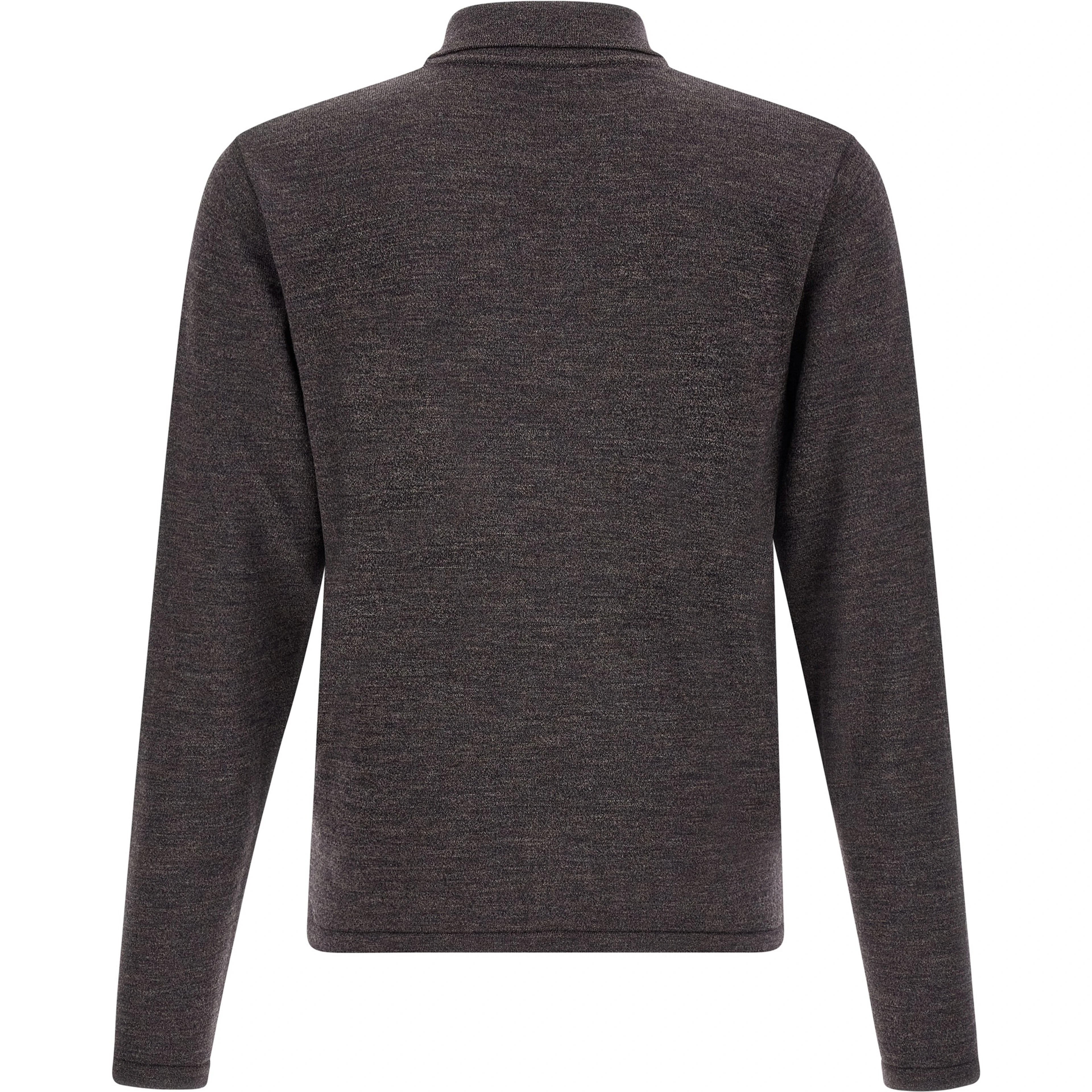 Brown Wool Polo Shirt