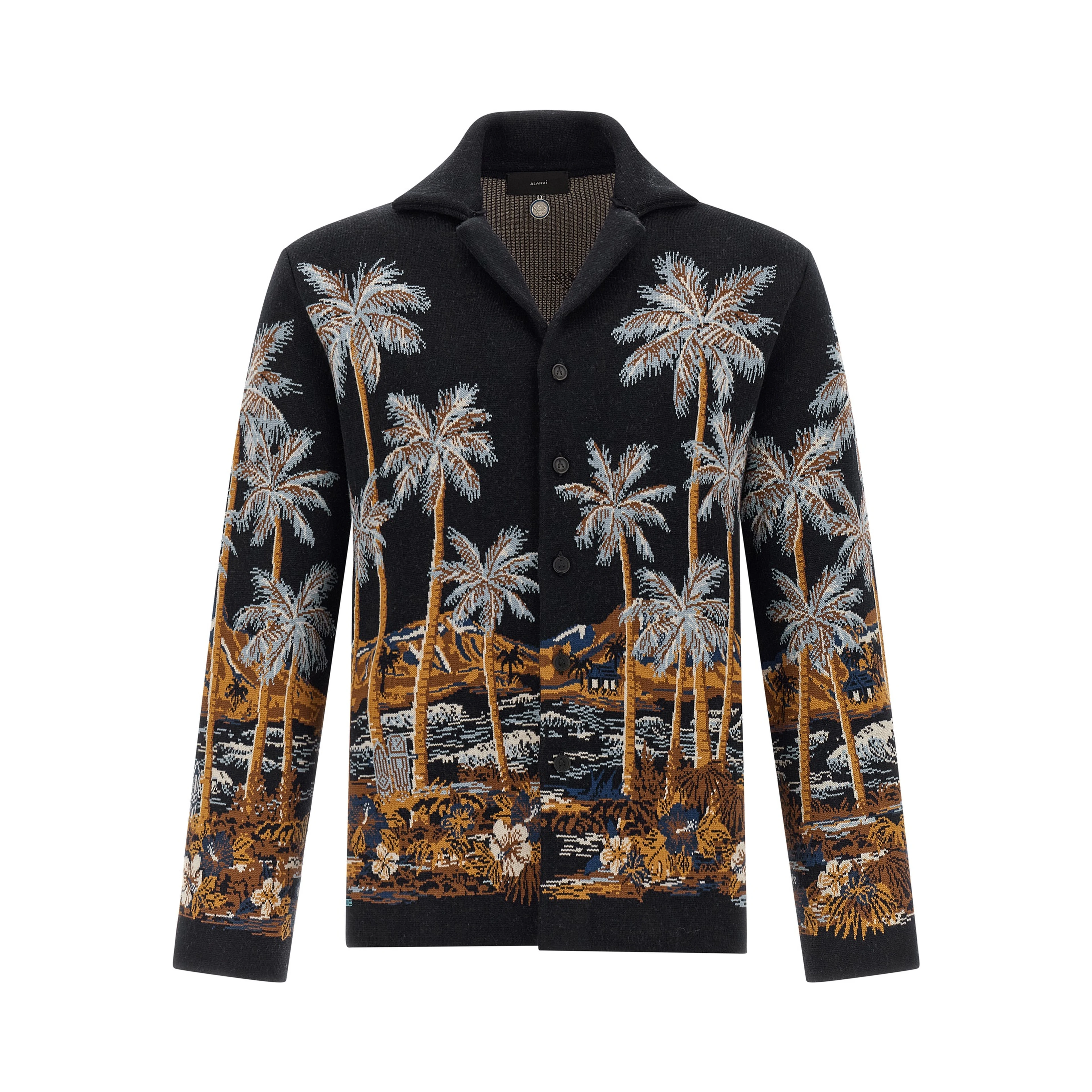 Blue Virgin Wool Blouse