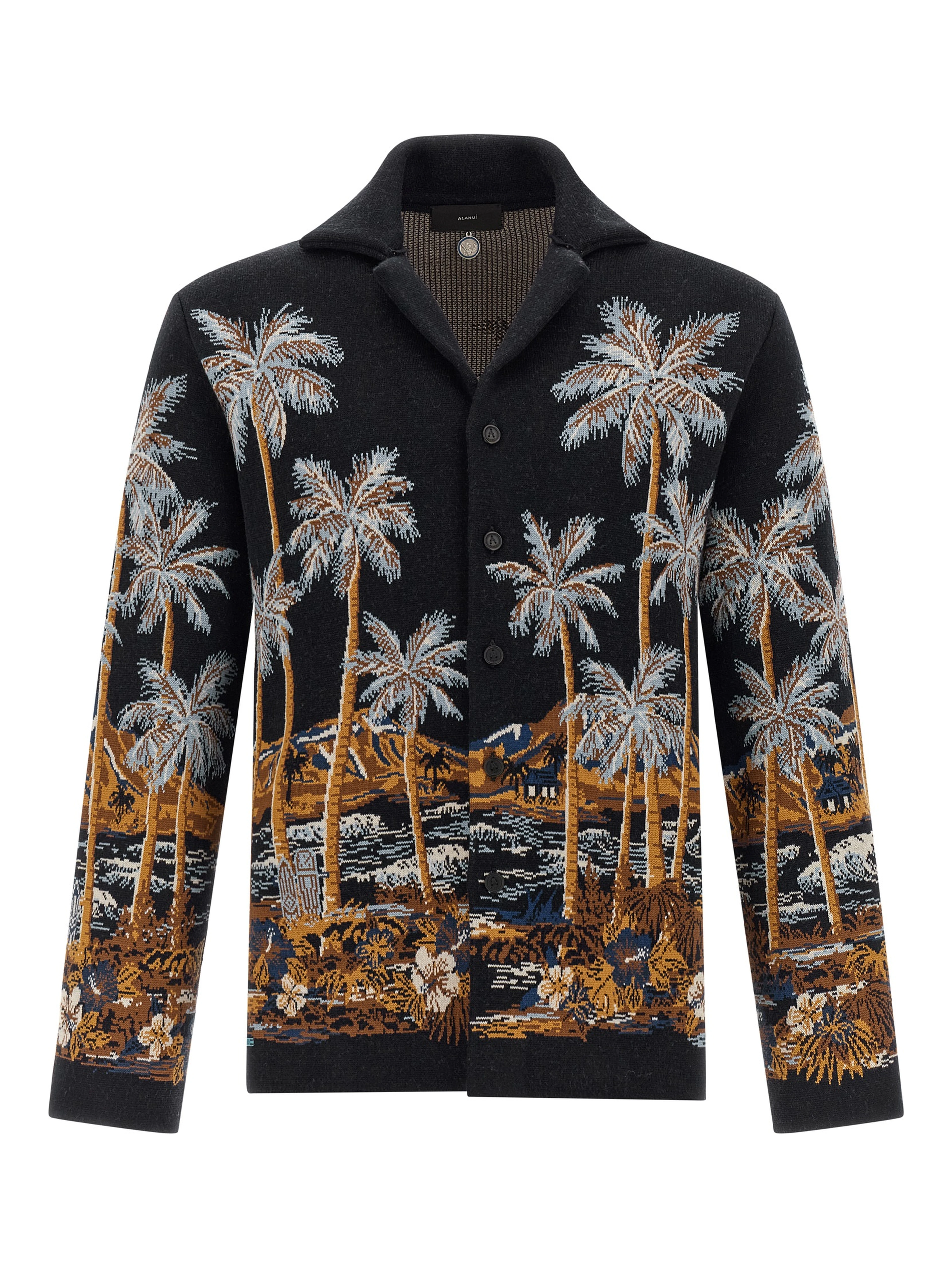 Blue Virgin Wool Blouse