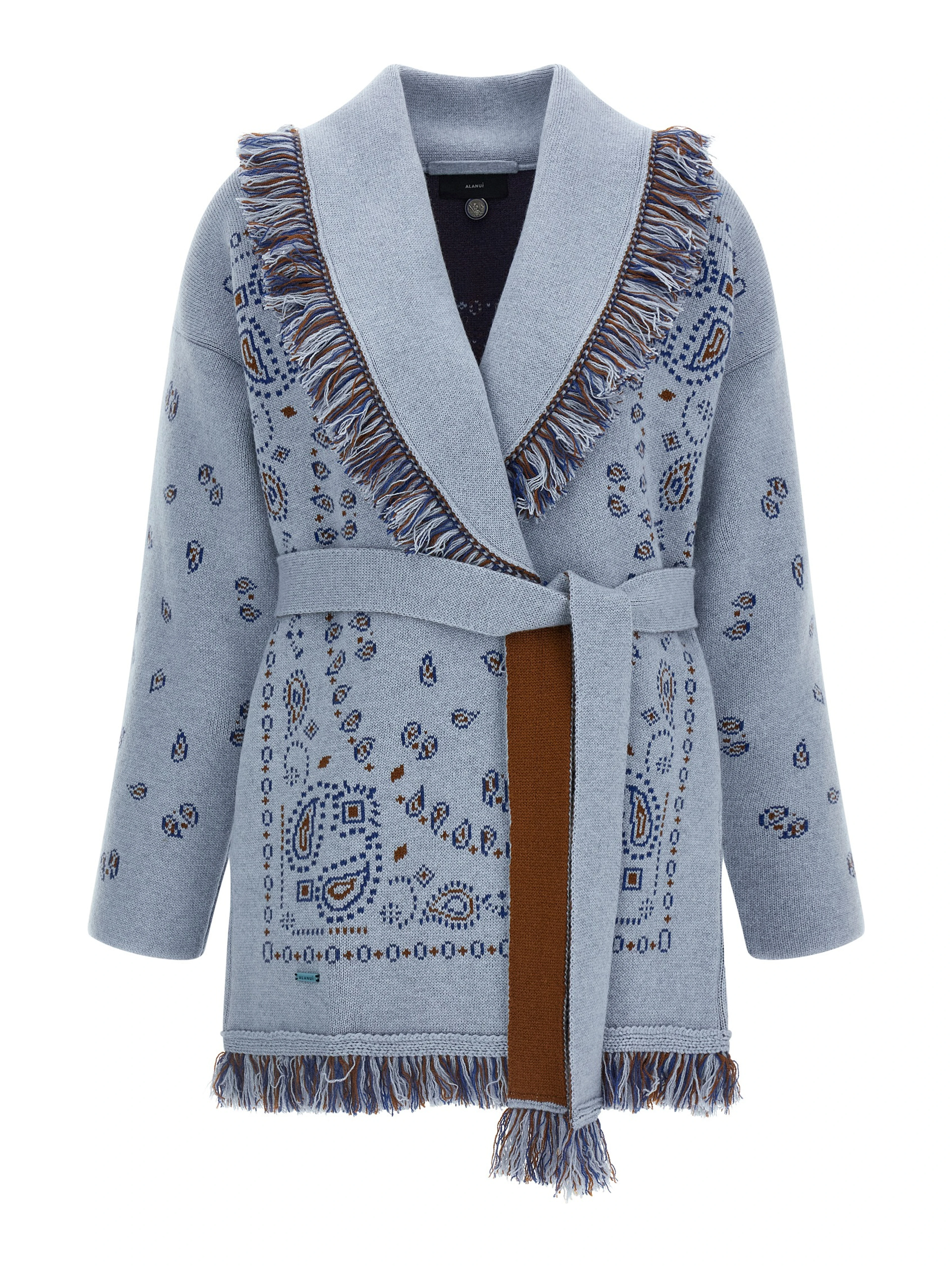 Blue Cashmere Cardigan