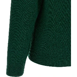 Bicolor Wool Cardigan