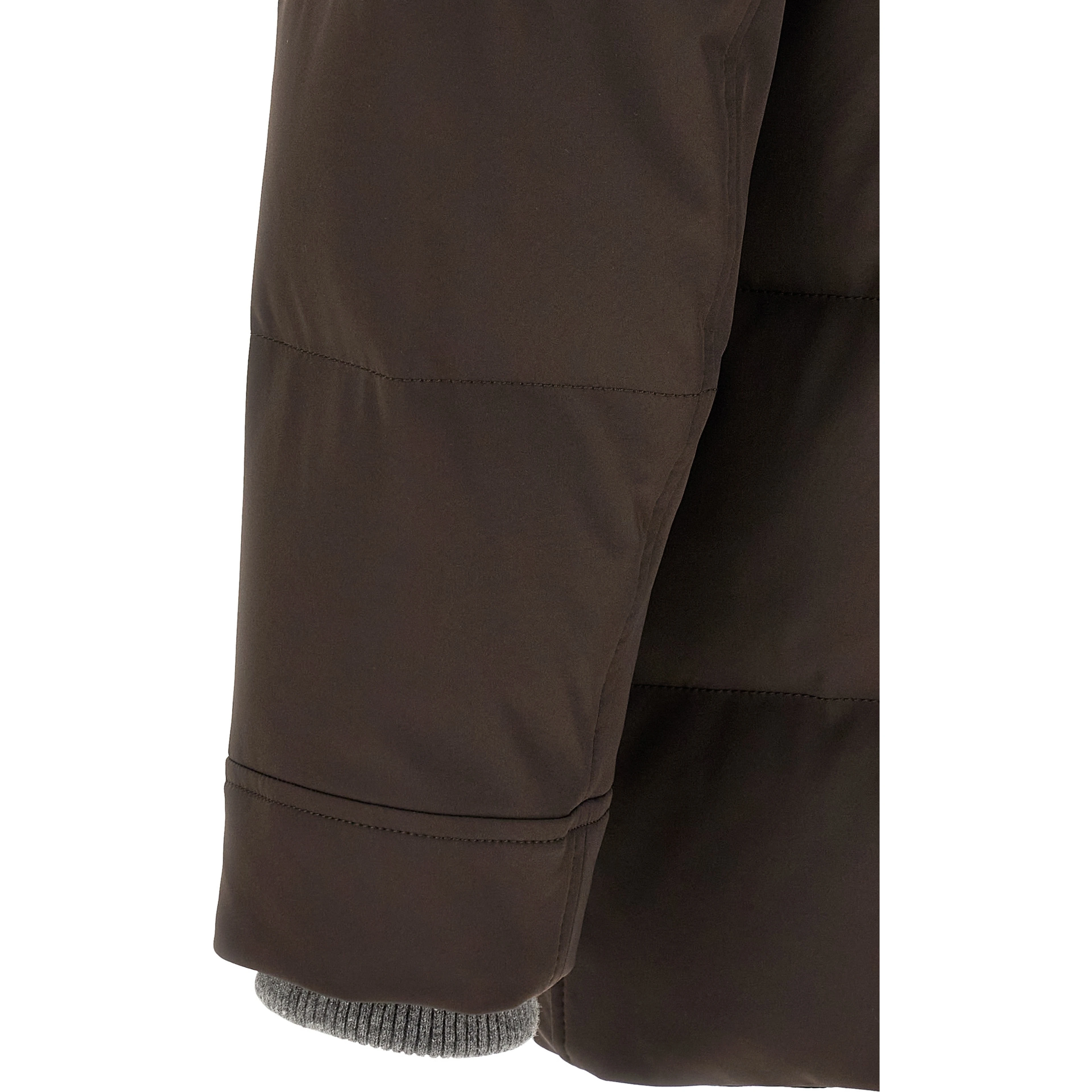 Brown Polyamide Parka