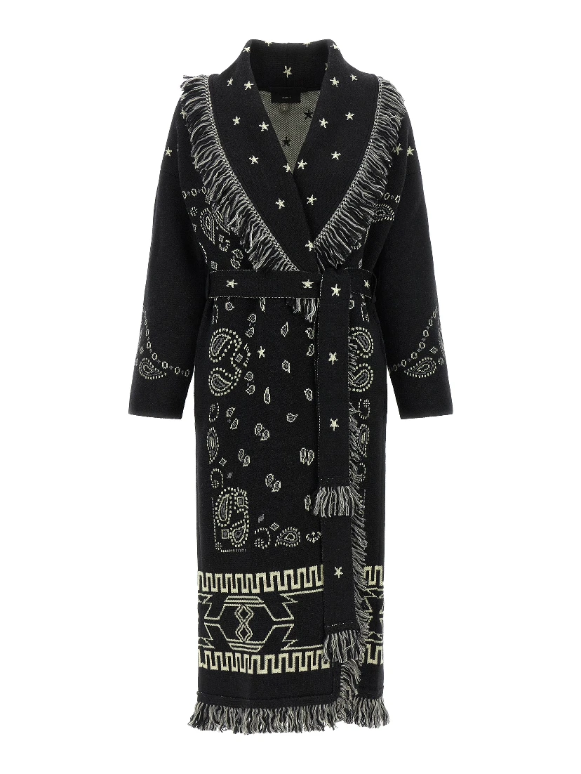 Black Virgin Wool Coat