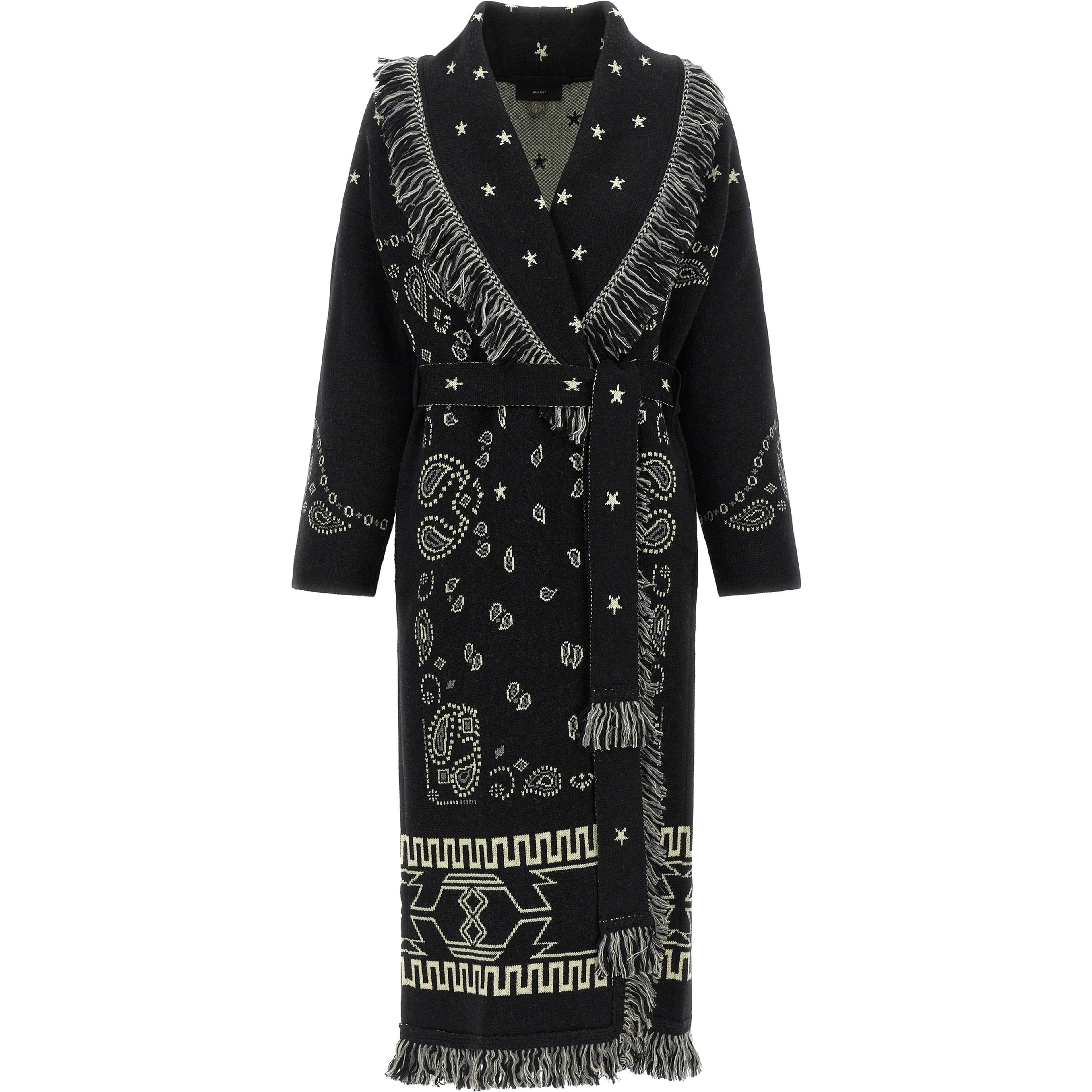 Black Virgin Wool Coat
