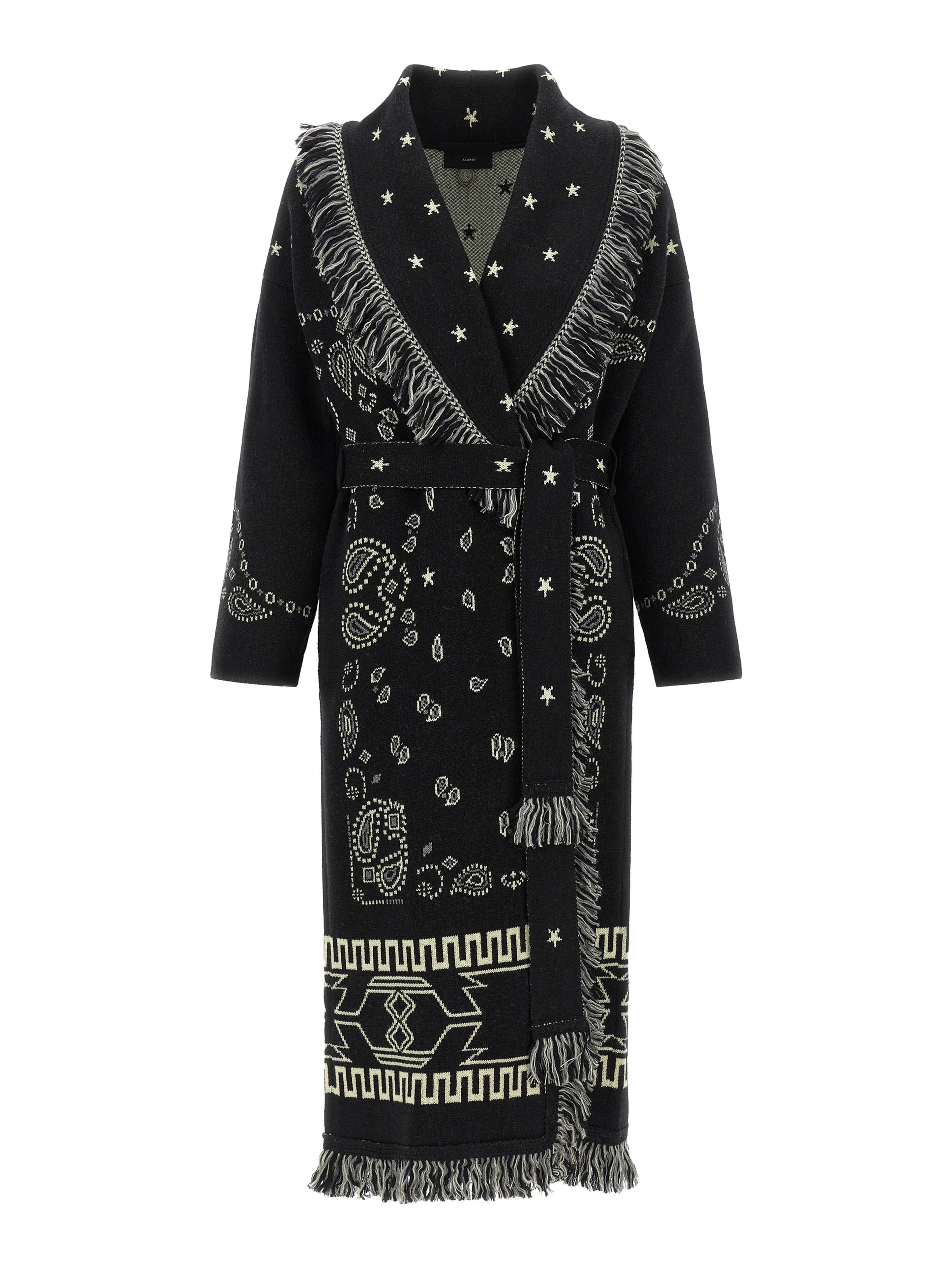 Black Virgin Wool Coat