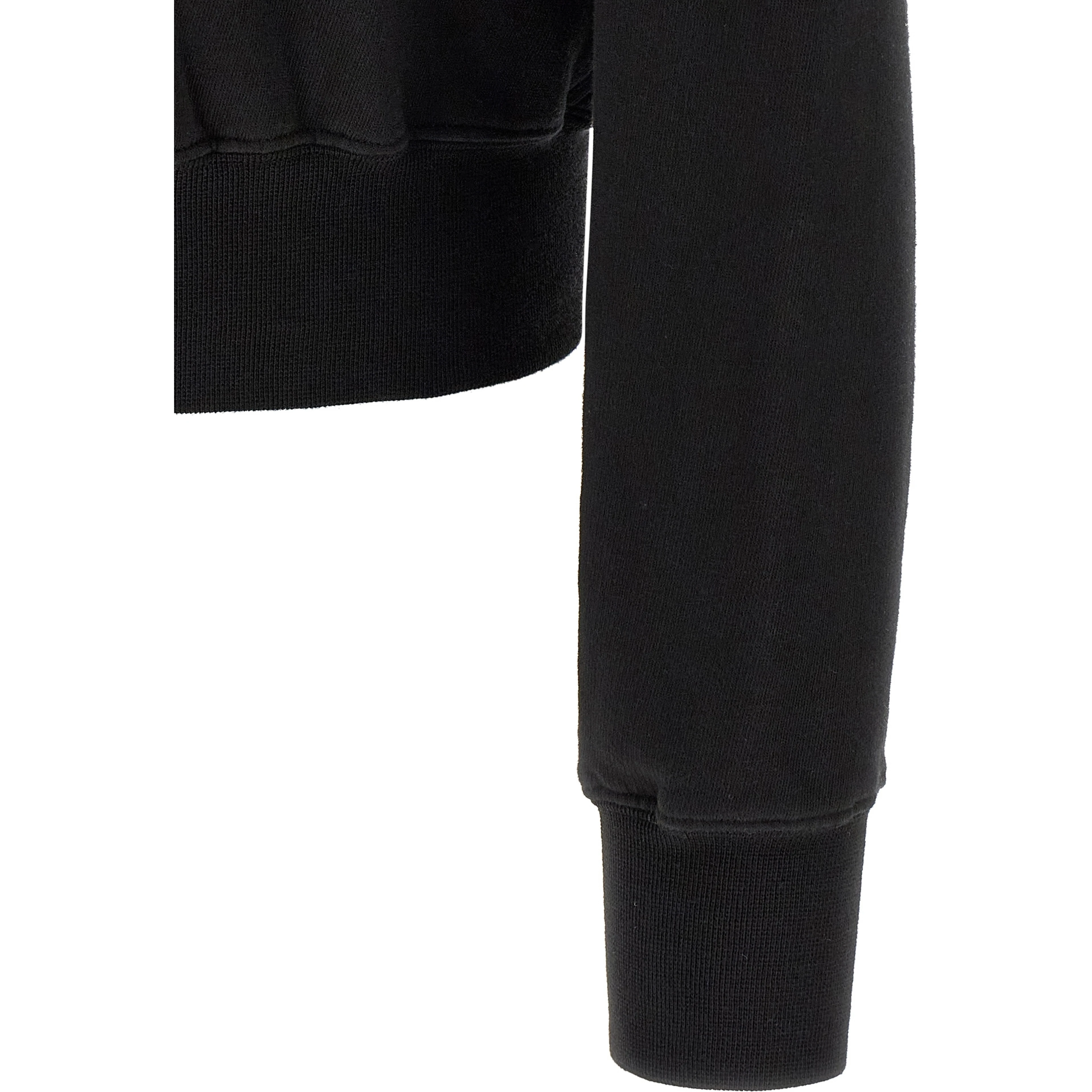 Black Cotton Sweatshirt