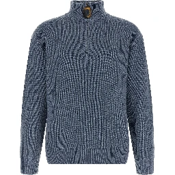 Blue Wool Cardigan