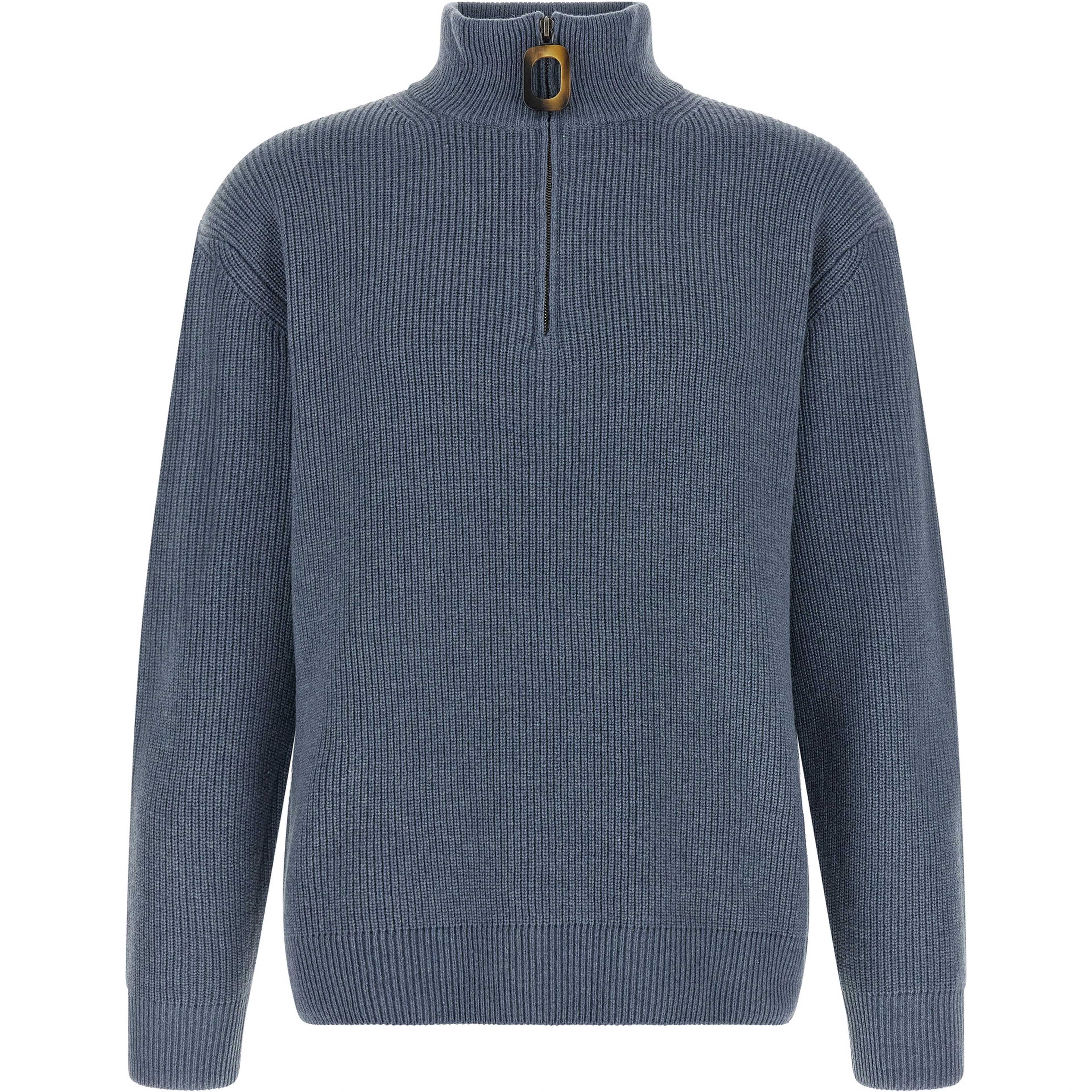 Blue Wool Cardigan